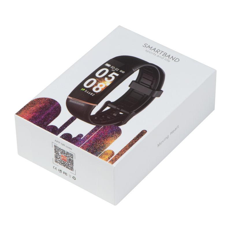 Brățară smart fitnes Negru