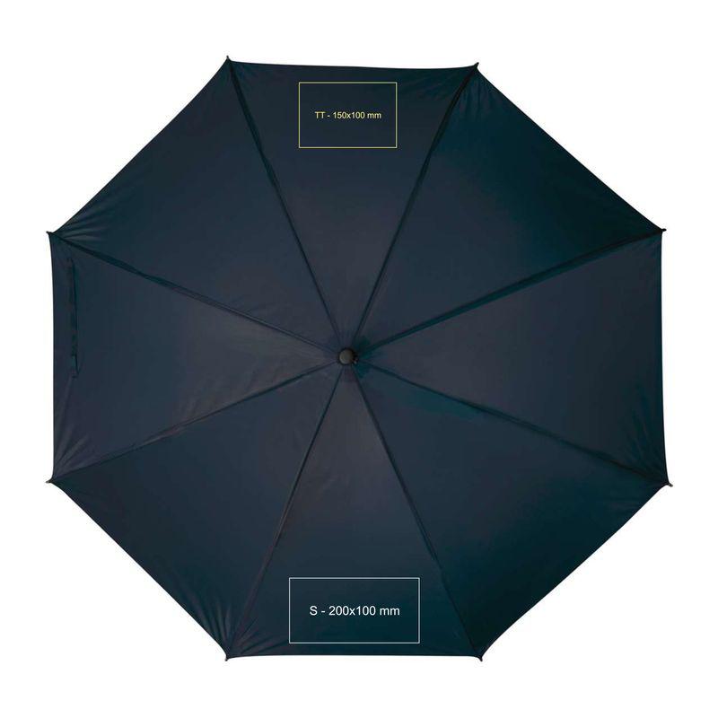 Umbrelă cu mâner ”C” Albastru Inchis