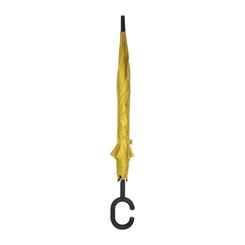 Umbrelă cu mâner ”C” Galben