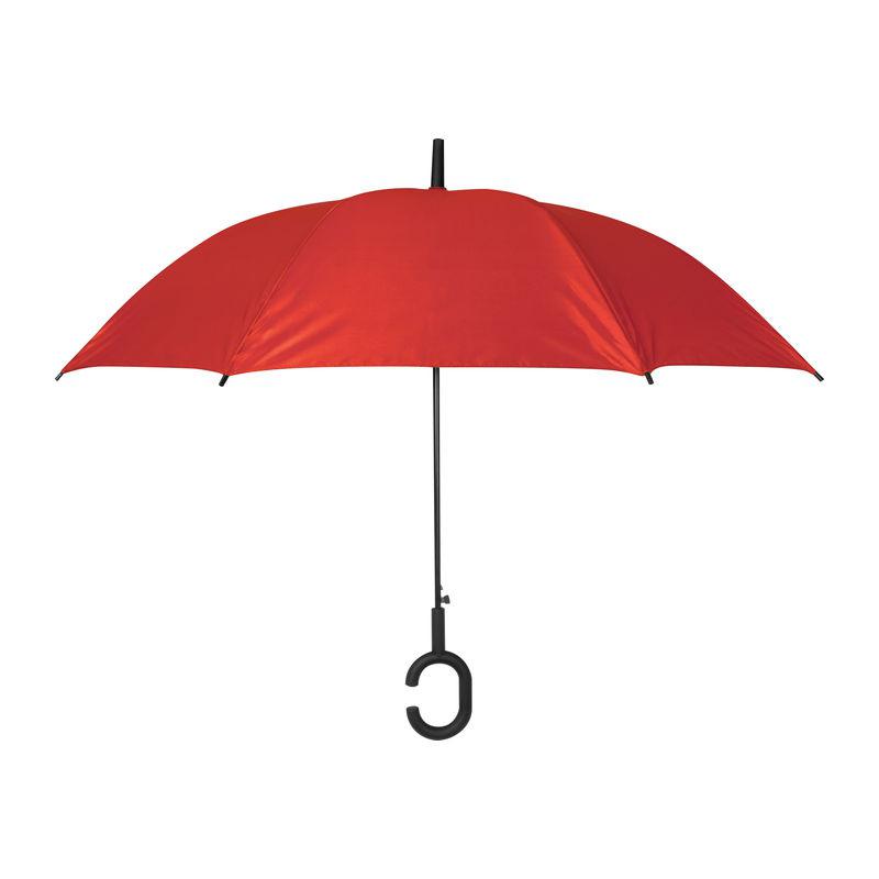Umbrelă cu mâner ”C” Roșu