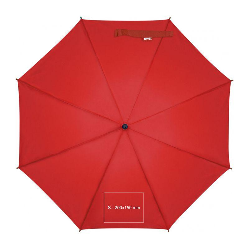 Umbrelă automată, RPET Roșu