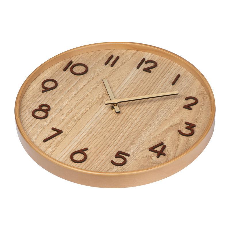 Ceas din lemn Beige