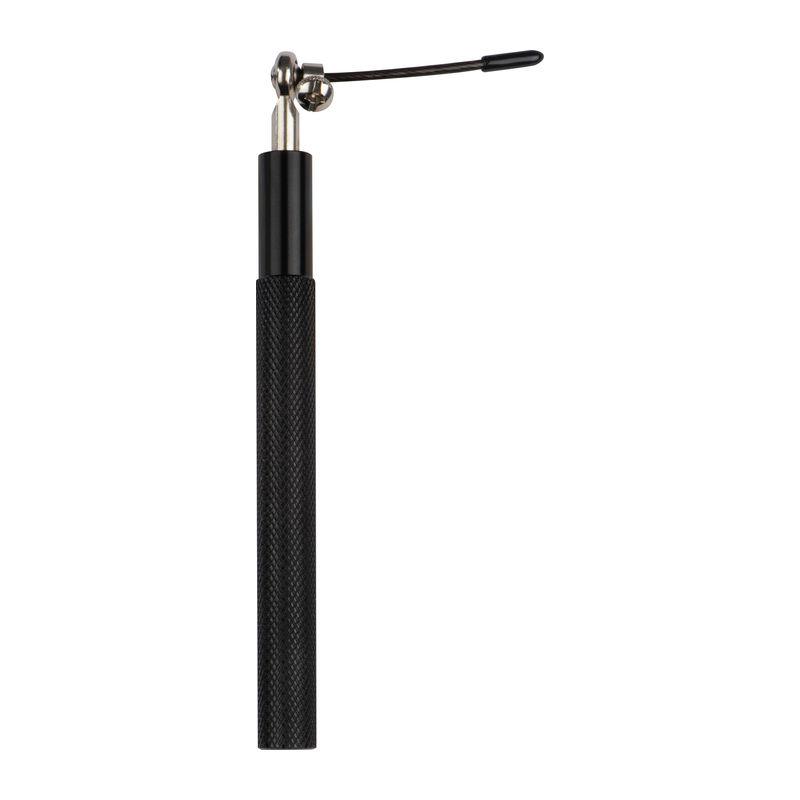 Coardă de sărit, metalică Negru