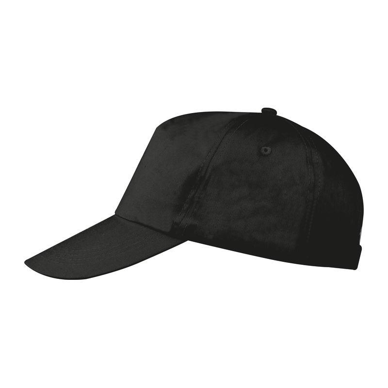 Șapcă baseball cu 5 panele Negru Marime universala