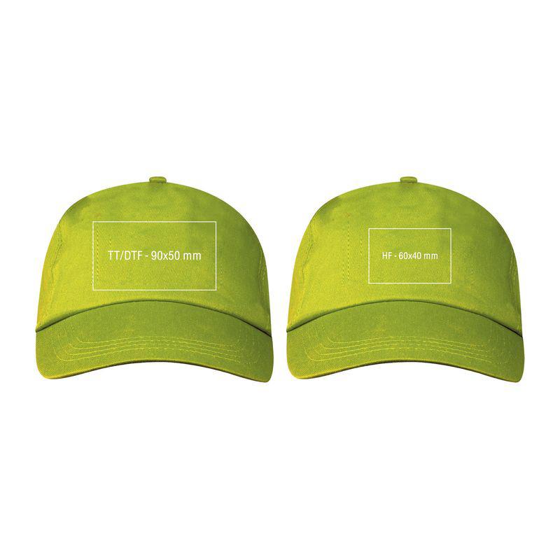 Șapcă baseball cu 5 panele LIght Green Marime universala