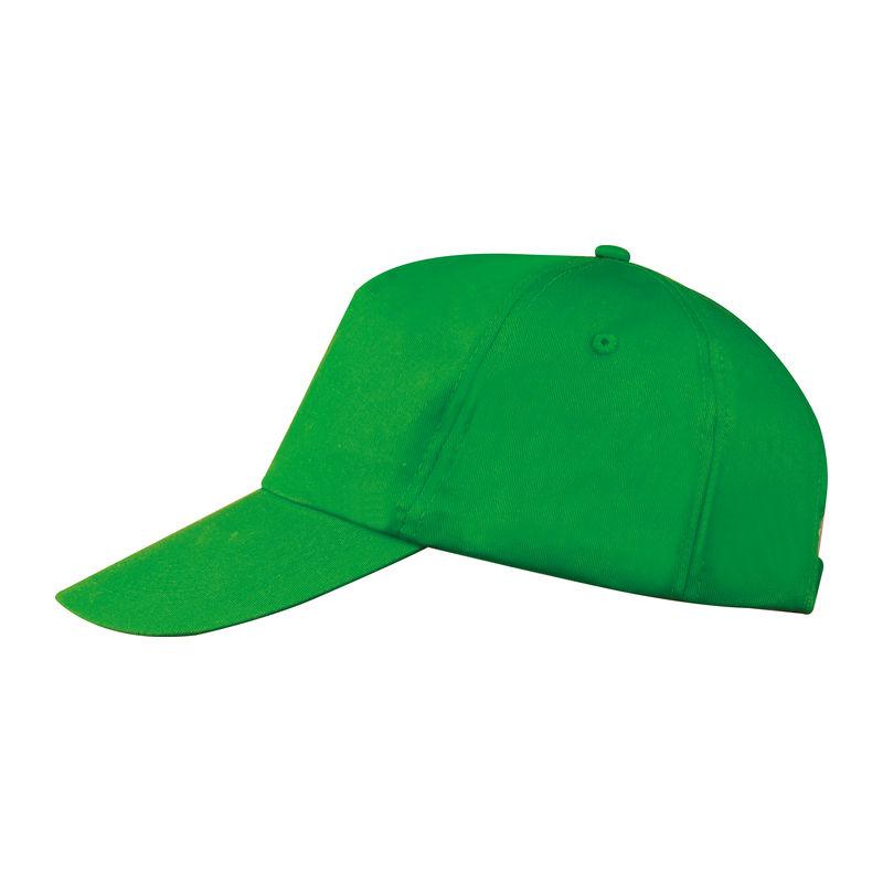 Șapcă baseball cu 5 panele Verde Marime universala
