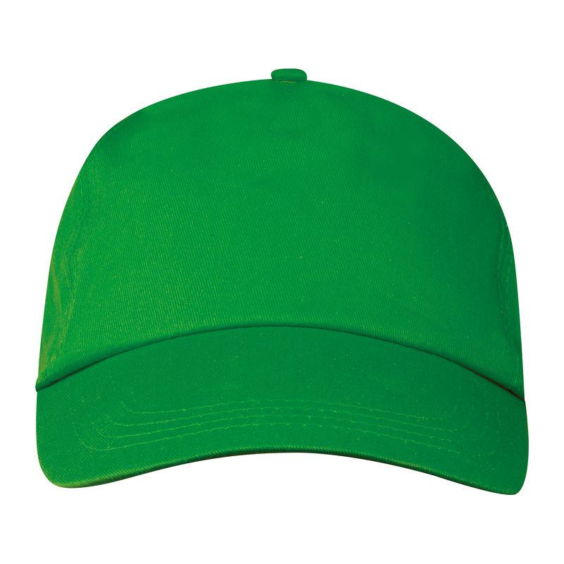 Șapcă baseball cu 5 panele Verde Marime universala