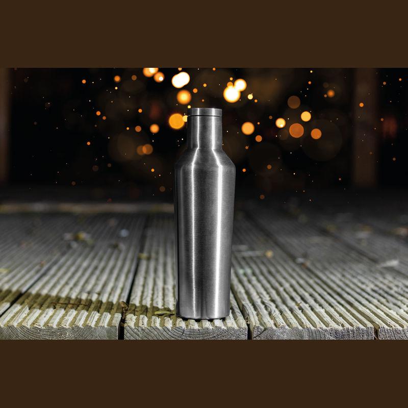Sticlă de băut din oțel inoxidabil Gri
