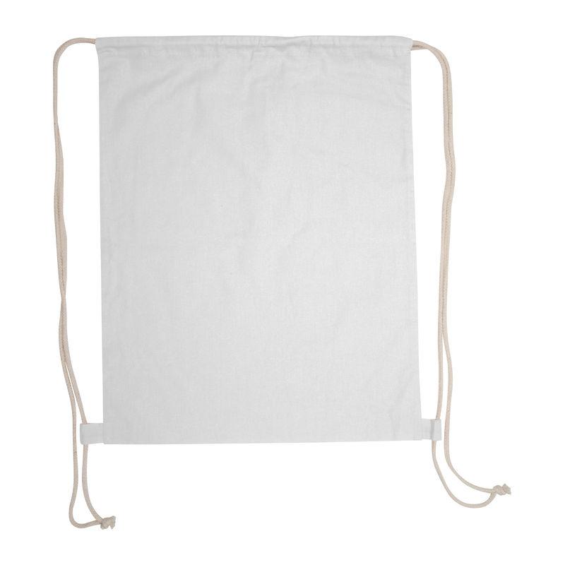 Rucsac sport din bumbac ecologic Alb