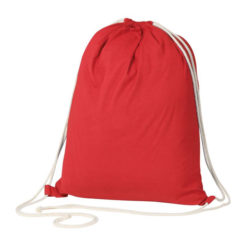 Rucsac sport din bumbac ecologic Roșu