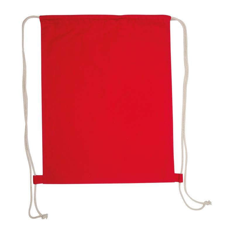 Rucsac sport din bumbac ecologic Roșu