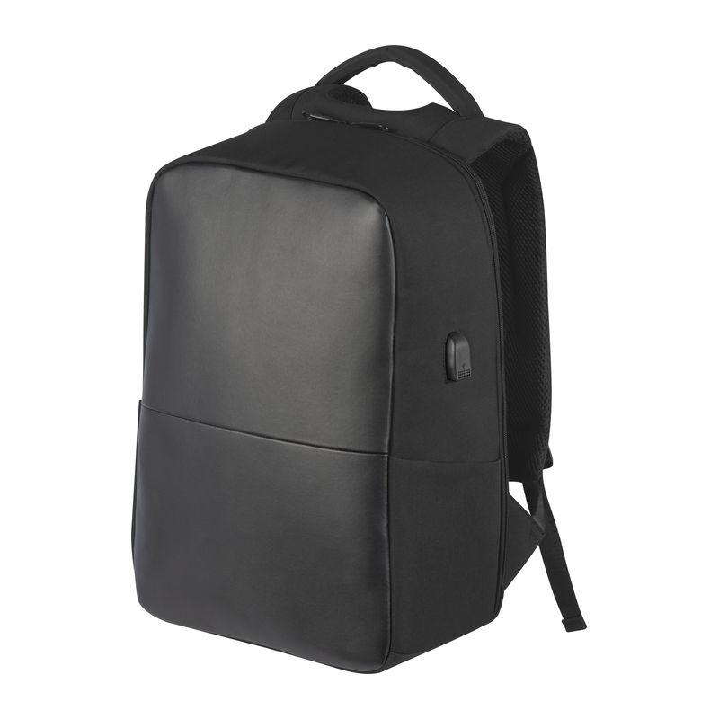 Rucsac cu port USB Negru