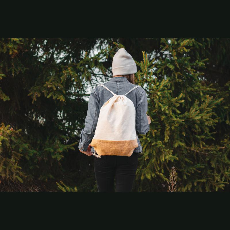 Geantă gimnastică Alb