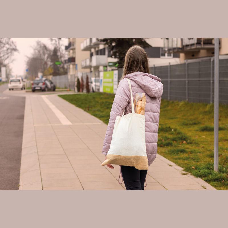 Sacoșă de cumpărături, 140 gr Alb