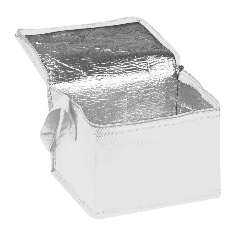 Geantă frigorifică non-woven Alb