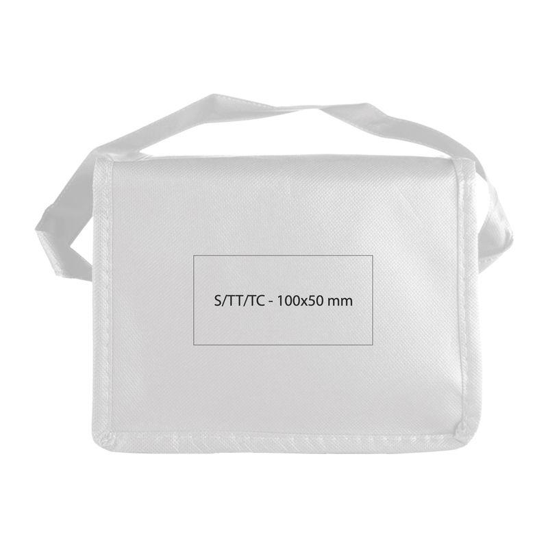 Geantă frigorifică non-woven Alb