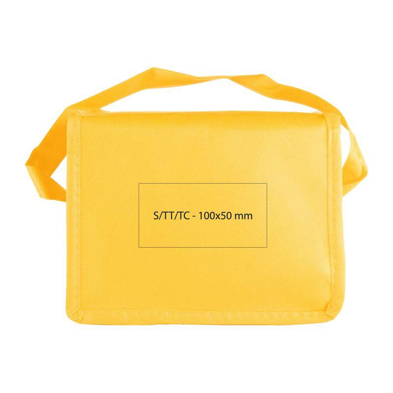Geantă frigorifică non-woven Galben