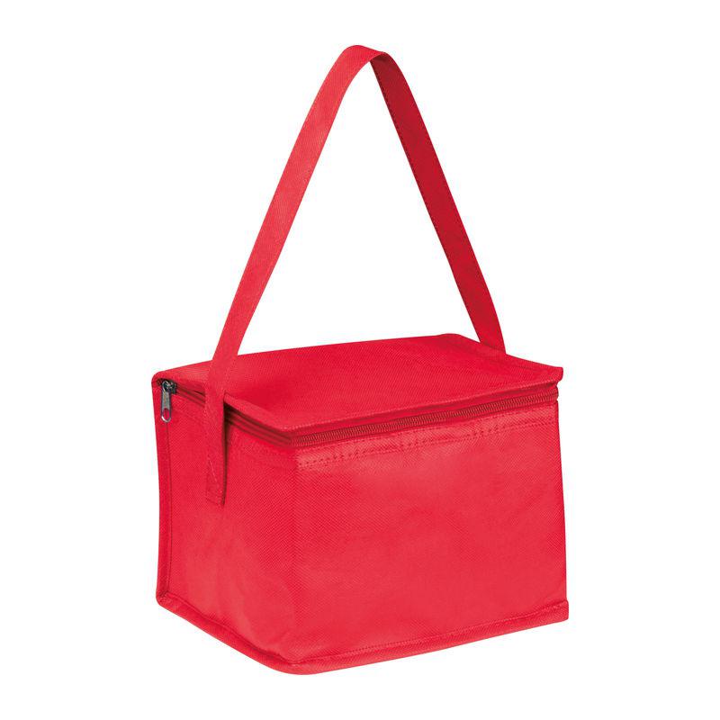Geantă frigorifică non-woven Roșu