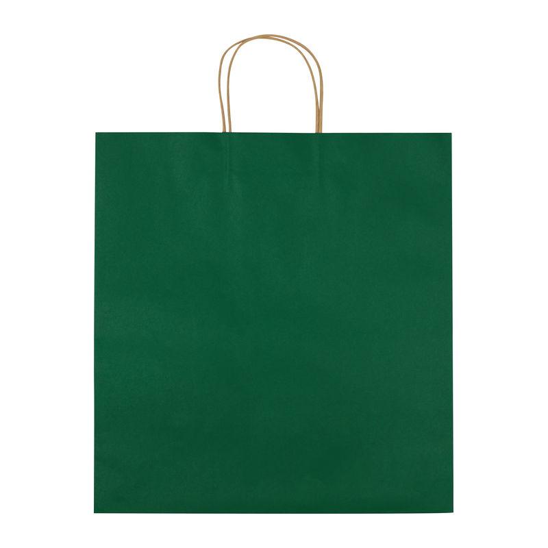 Sacoșă mare din hârtie kraft colorată Verde