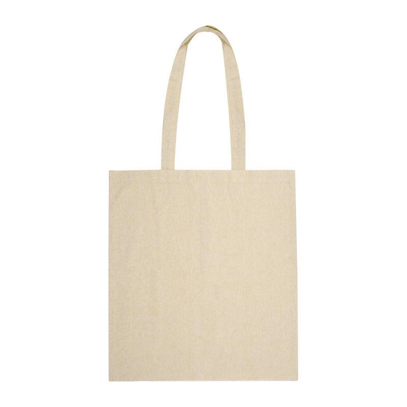 Sacoșă din bumbac reciclat, 140 gr Alb