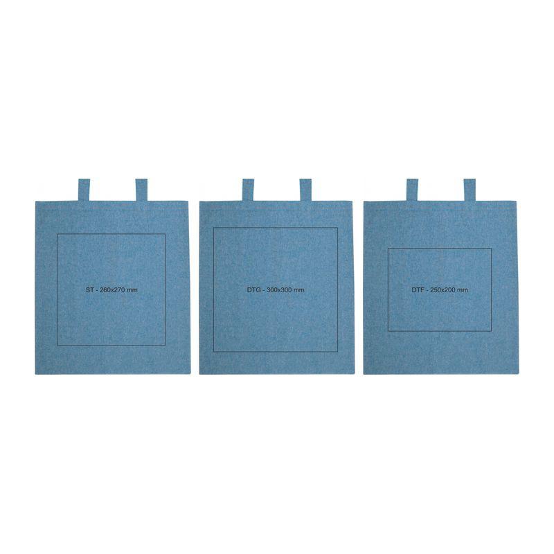 Sacoșă din bumbac reciclat, 140 gr Orion Navy Blue