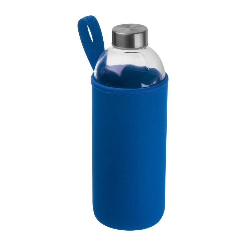 Sticlă de 1 l cu husă neopren Albastru