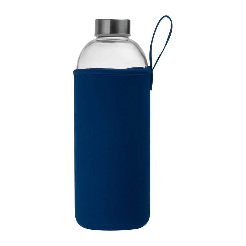Sticlă de 1 l cu husă neopren Albastru Inchis