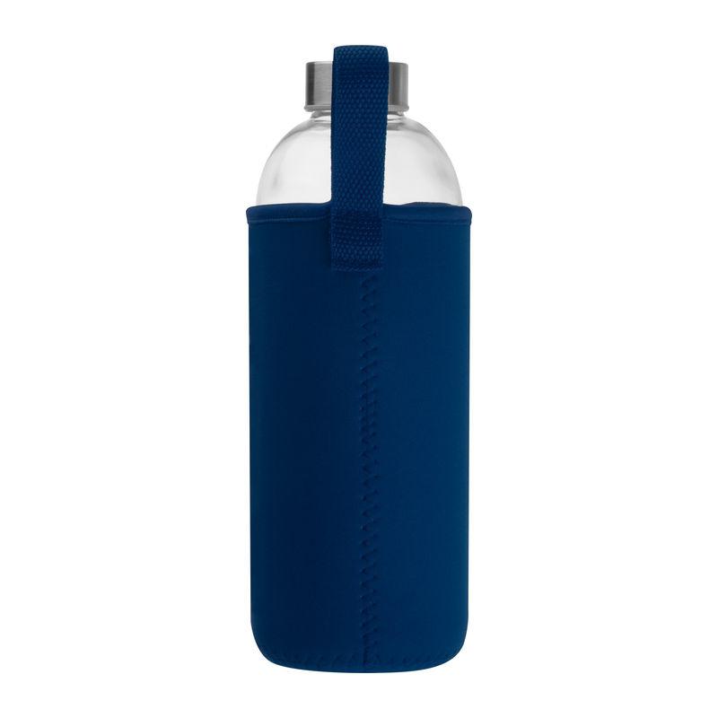 Sticlă de 1 l cu husă neopren Albastru Inchis