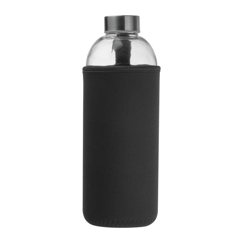 Sticlă de 1 l cu husă neopren Negru