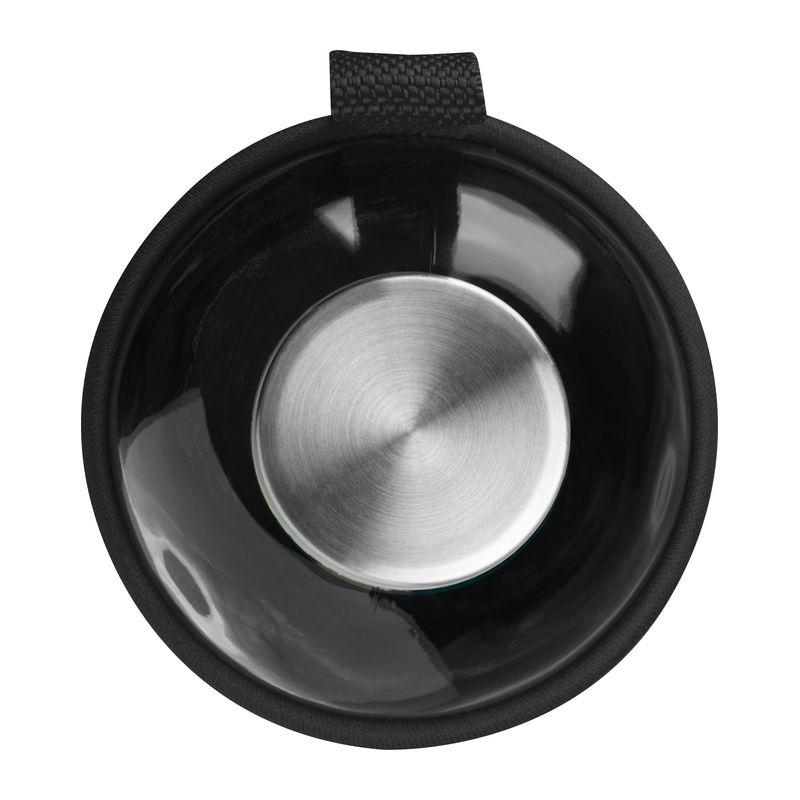 Sticlă de 1 l cu husă neopren Negru