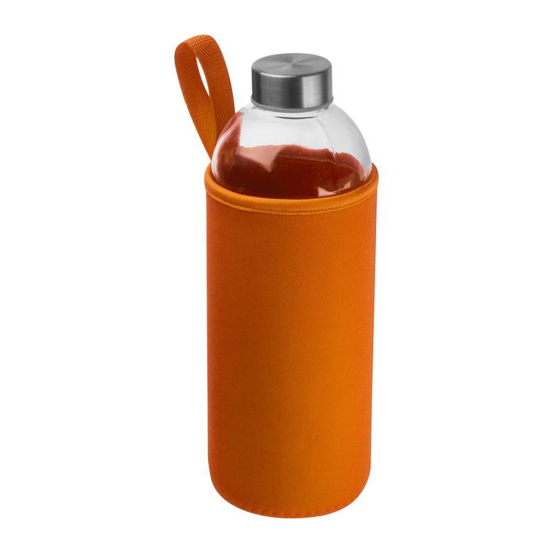 Sticlă de 1 l cu husă neopren Portocaliu