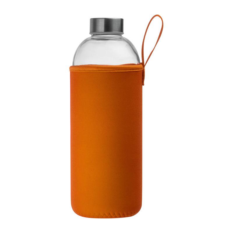 Sticlă de 1 l cu husă neopren Portocaliu