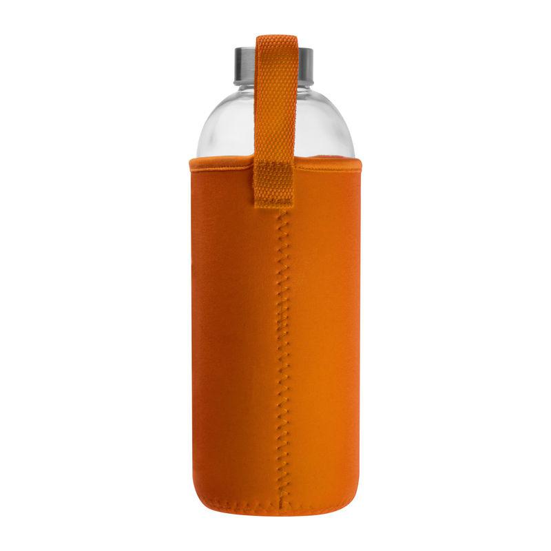 Sticlă de 1 l cu husă neopren Portocaliu