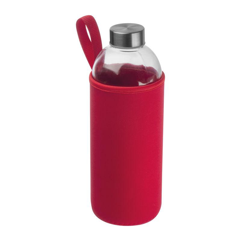 Sticlă de 1 l cu husă neopren Roșu