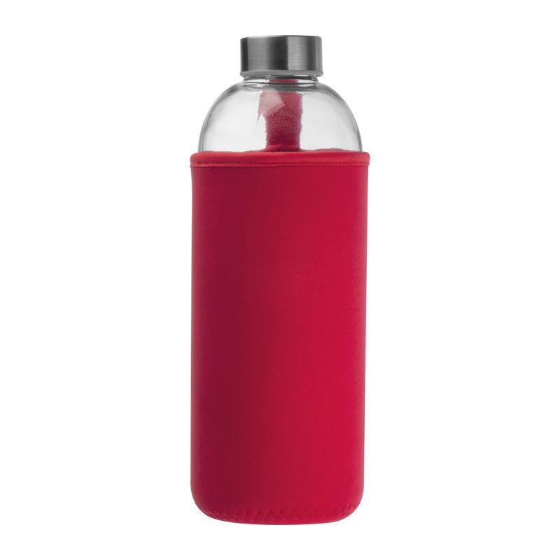 Sticlă de 1 l cu husă neopren Roșu