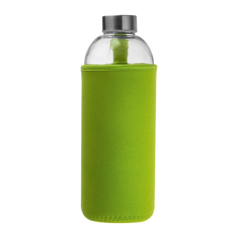 Sticlă de 1 l cu husă neopren LIght Green