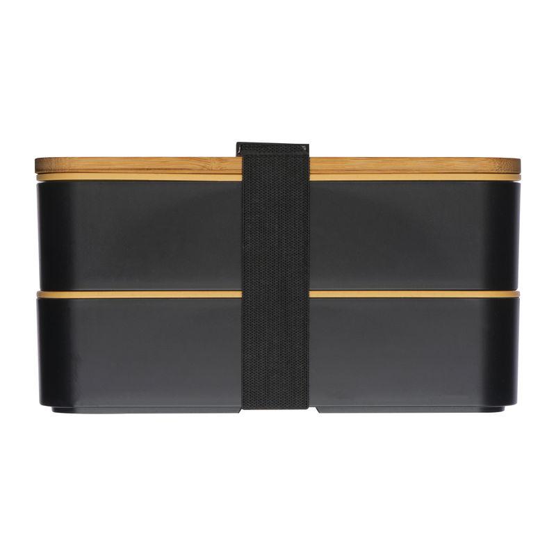 Set de cutie de prânz și sticlă de băut Negru