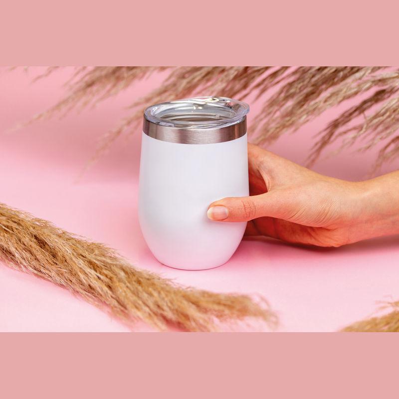 Pahar cu perete dublu 380 ml Alb