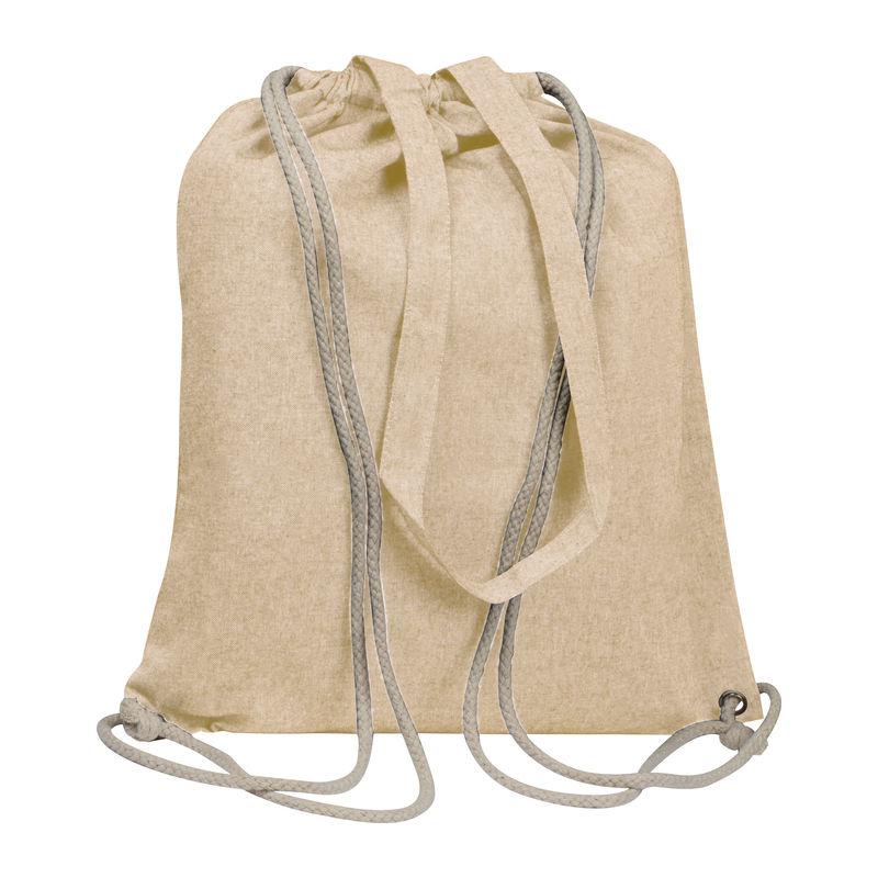 Geantă din bumbac reciclat, 140 g/m² Alb