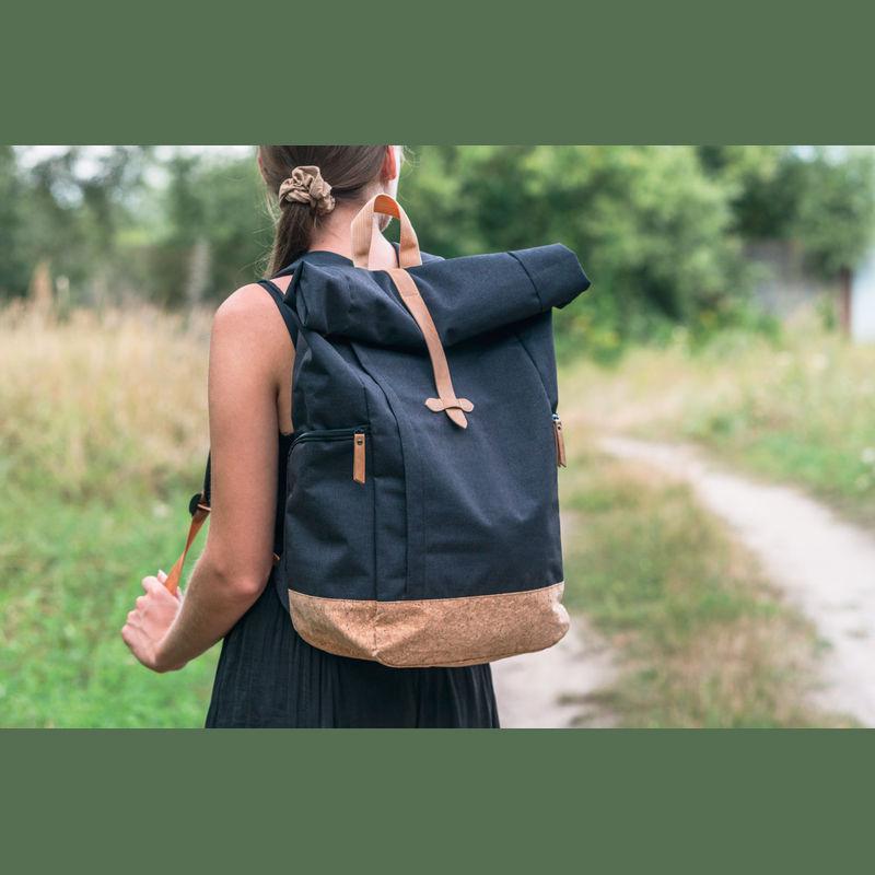 Rucsac din RPET Negru