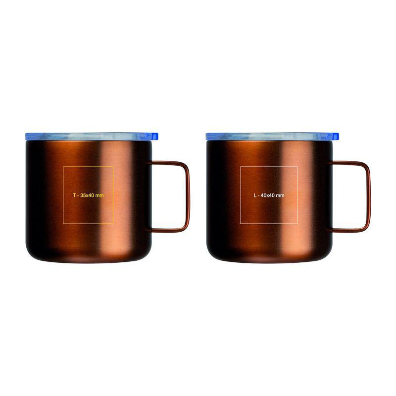 Cană termos de 300 ml din oțel inoxidabil Roz