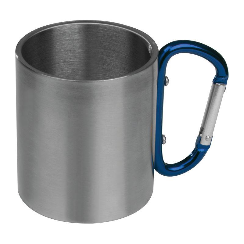 Cană metal cu carabină Albastru