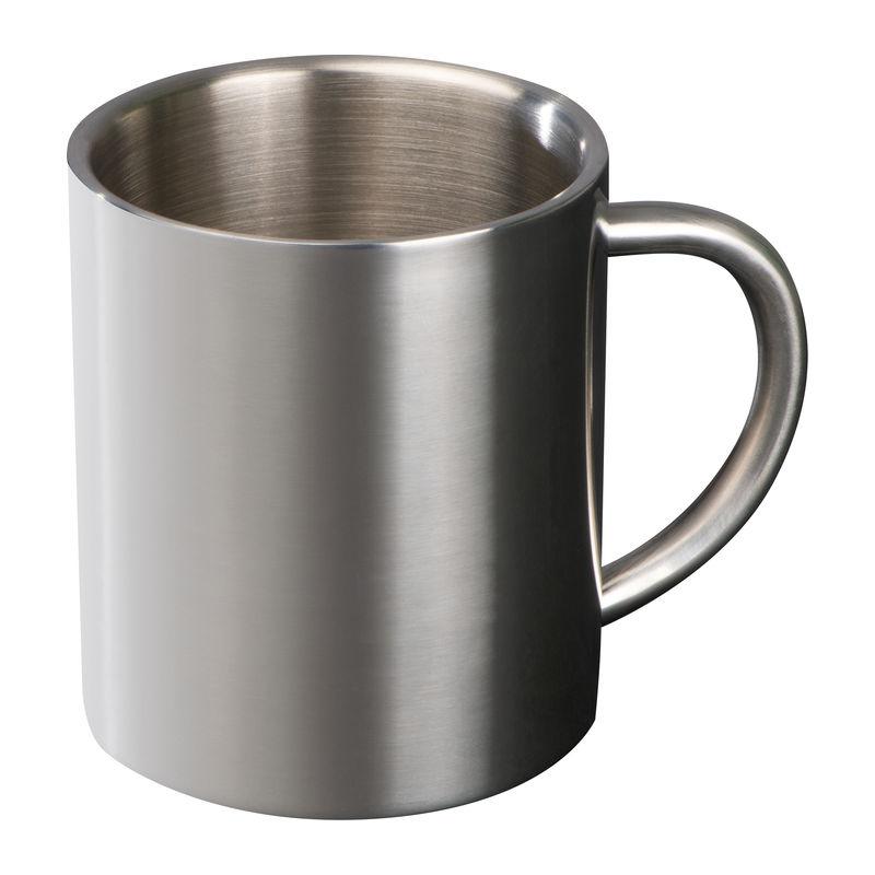 Cană metalică Gri