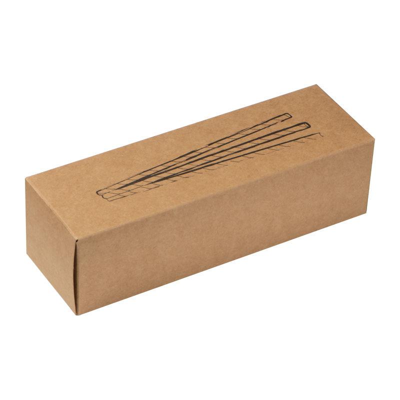 Set de 100 buc paie din carton Maro