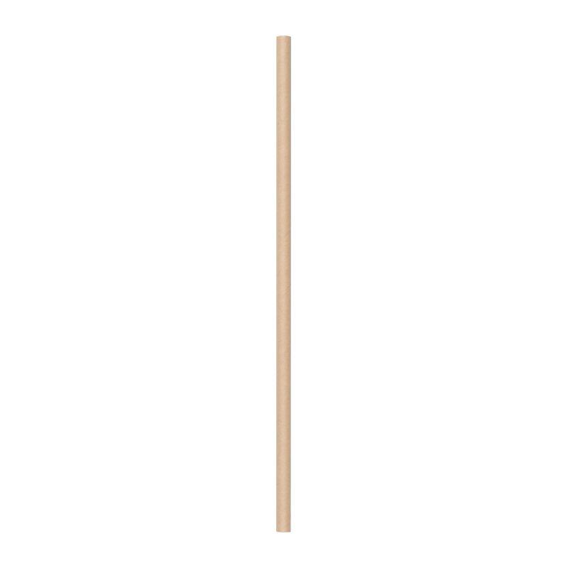 Set de 100 buc paie din carton Maro