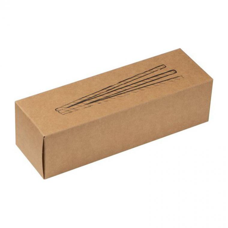 Set de 100 buc paie din carton Roșu