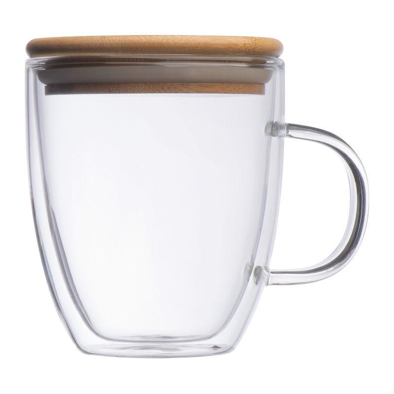 Cană din sticlă cu perete dublu, 350 ml Mixt
