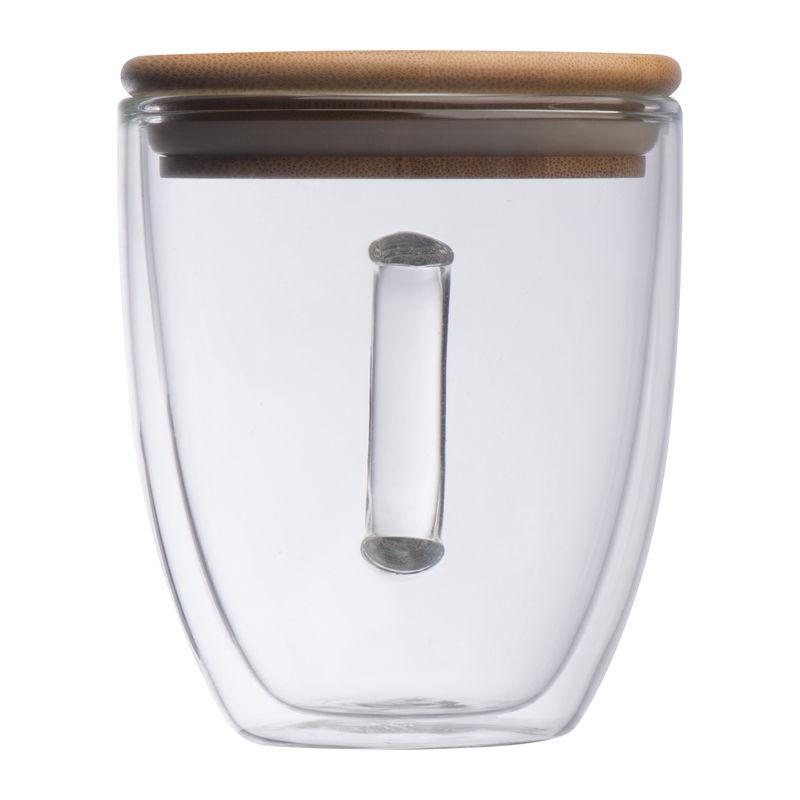 Cană din sticlă cu perete dublu, 350 ml Mixt