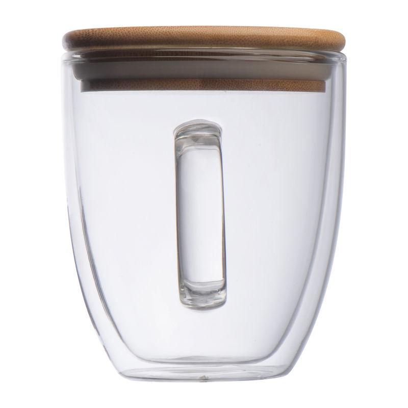 Cană din sticlă cu perete dublu, 350 ml Mixt