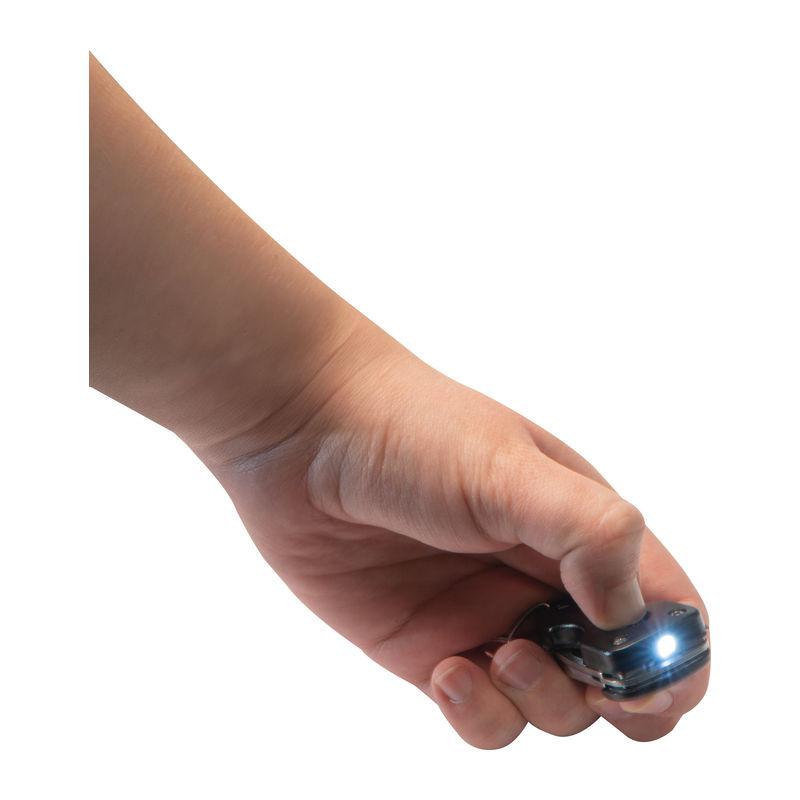 Breloc metalic cu mai multe funcții Negru